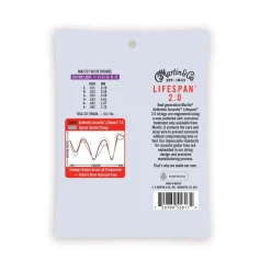 Hot Authentic Acoustic Lifespan® 2.0 Guitar Strings 80/20 Bronze Acoustic