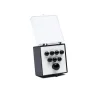 Hot Authentic Series Bridge and End Pin Set (Plain Black) Parts