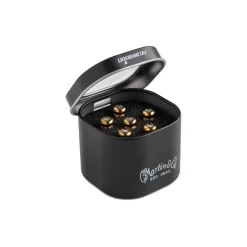 Hot LUXE BY MARTIN® Bridge Pins (Gold with Pearl) Parts