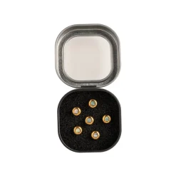 Hot LUXE BY MARTIN® Bridge Pins (Gold with Pearl) Parts