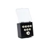 Outlet Martin Inlaid Bridge & Endpins - White/Black Parts