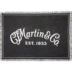 Best Martin Script Logo Woven Blanket Collectibles & Gifts