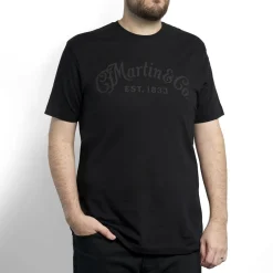 Outlet Martin Tone on Tone Black T-shirt Tops & Tees