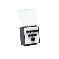 Plain Bridge & Endpins - Ebony Plain Parts